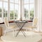 Flash Furniture Cannes Thonet French Bistro Stacking Chair, Natural PE Cane Rattan and White Aluminum Frame, 2PK 2-SDA-AD642110-1-NAT-WH-GG - alternate 1